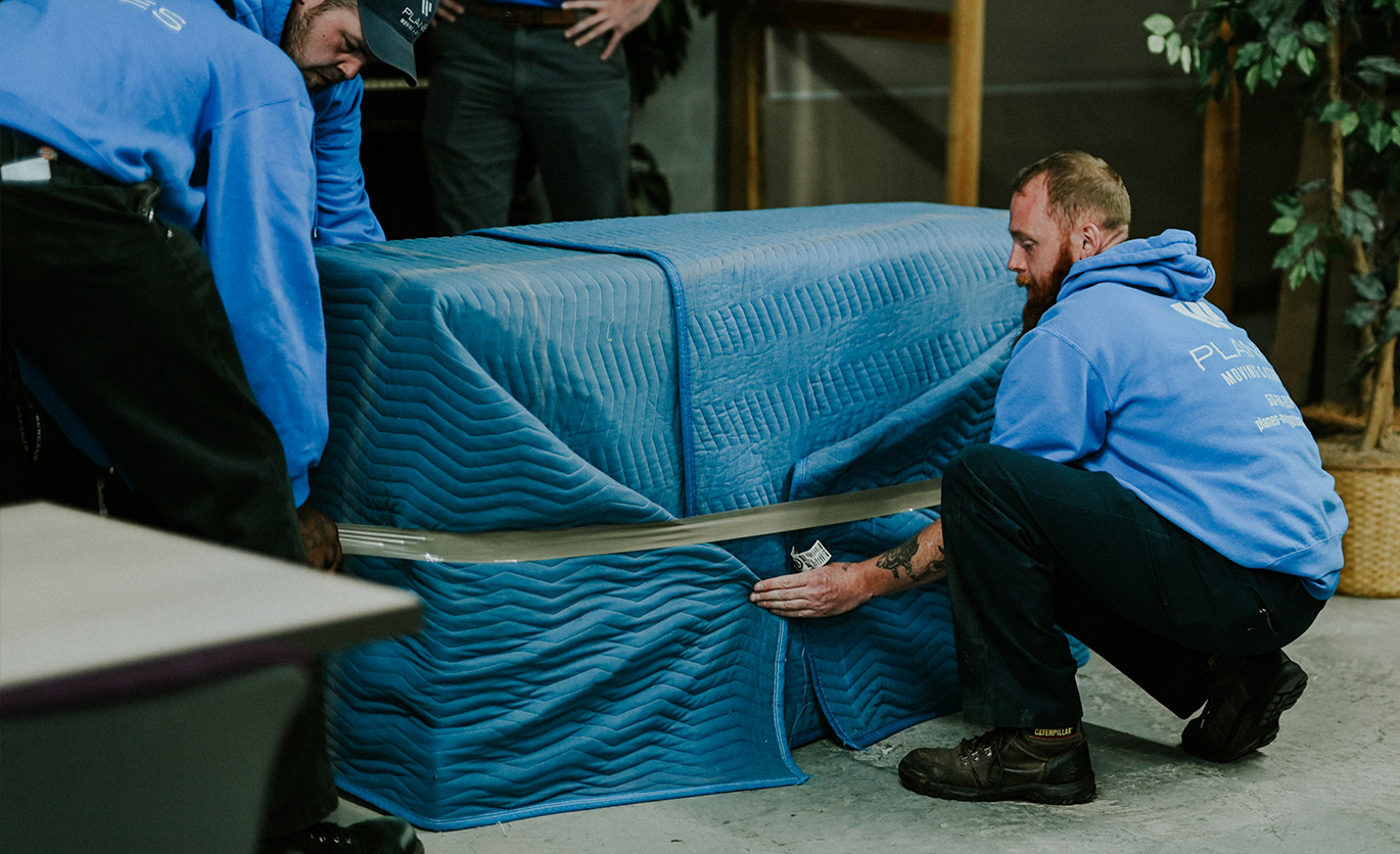 Movers white glove delivery, storage