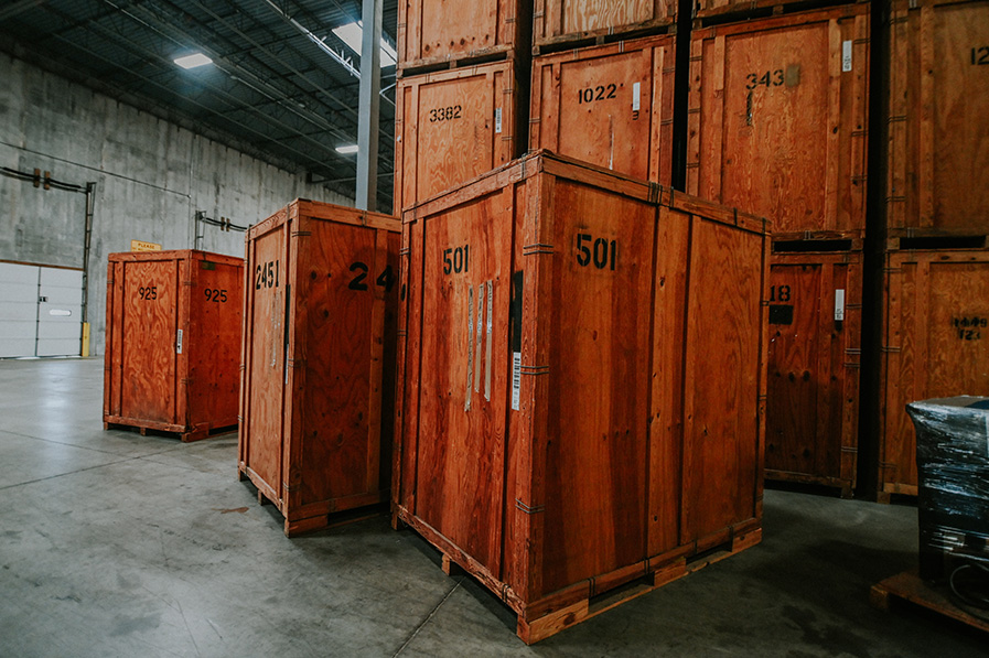 wood storage boxes