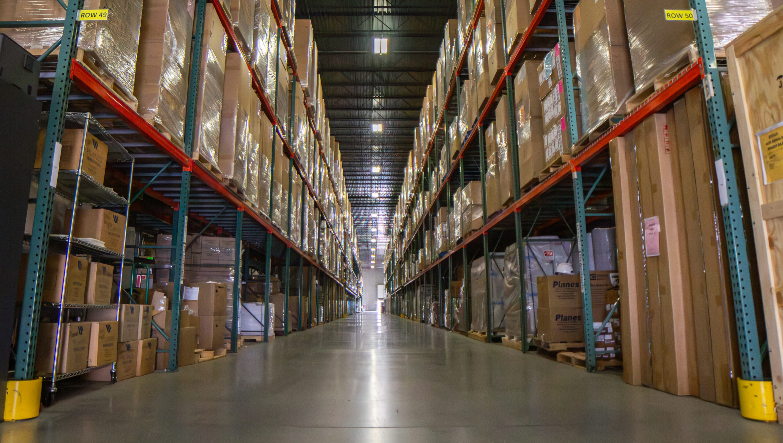 Planes Warehouse Storage Facility.