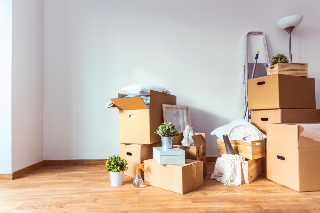 Boxes in an Apartment